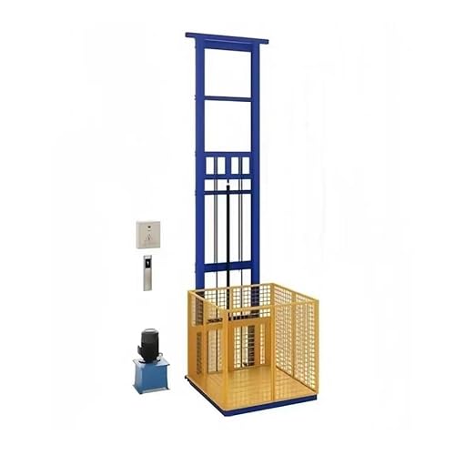 Glatter Maximale Tragfähigkeit von 500 kg hydraulischem Lastenaufzug, Fabrikführungsschienentyp Einfache kleine Hebeplattform Einfacher Glatter Maximale Tragfähigkeit von 500 kg hydraulischem Lastenaufzug, Fabrikführungsschienentyp Einfache kleine Hebeplattform Einfacher von ZKALQECNF