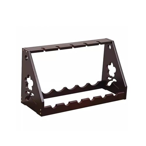 Weinregal Organizer Weinregal Vom Boden bis zur Decke Massivholz Display Holz Display Weinschrank Regale Invertierter Weinglashalter Tragbarer Weinhalter(Medium) von ZKALQECNF