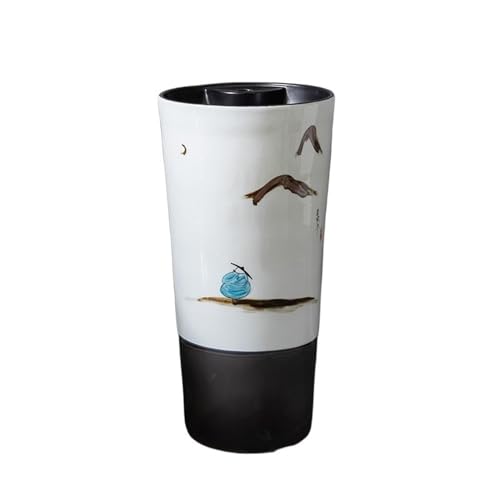 ZKALQECNF Badezimmer Badezimmer Keramik-Standwaschbecken mit Wasserhahn und Abfluss Garten-Standwaschbecken Einfache Montage von ZKALQECNF