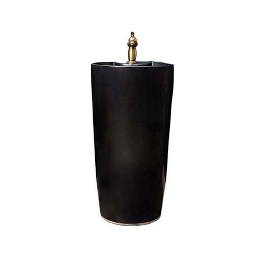 ZKALQECNF Badezimmer Badezimmer-Waschtisch im Vintage-Stil aus Keramik mit Wasserhahn und Abfluss-Set for den Außenbereich Einfache Montage ZKALQECNF Badezimmer Badezimmer-Waschtisch im Vintage-Stil aus Keramik mit Wasserhahn und Abfluss-Set for den Außenbereich Einfache Montage von ZKALQECNF
