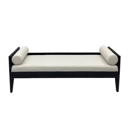 ZKALQECNF Bettbank Neu Chinesischen Stil Bett Ende Hocker Massivholz Nacht Hocker Schlafzimmer Lange Bank Bett Sofa Sitzbank Schlafzimmer(Mittel) von ZKALQECNF