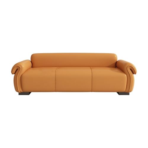 ZKALQECNF Bettbank Schlafzimmer Bett Ende Hocker Creme Stil Garderobe Ändern Hocker Wohnzimmer Sofa Hocker Homestay Bank Sitzbank Schlafzimmer(Orange,Groß) von ZKALQECNF