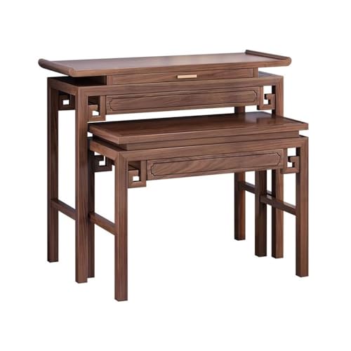 ZKALQECNF Chinesischer Stil Neuer Kombinations-Opfertisch im chinesischen Stil, Meditations-Zen-Holz-Buddha-Schreintisch Schön von ZKALQECNF