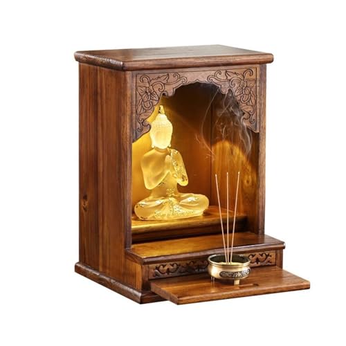 ZKALQECNF Chinesischer Stil Sockel for Zen-Reichtumsopfer im chinesischen Stil for Zuhause, Ständer for Buddha-Schreine aus Holz for den Schreibtisch Schön ZKALQECNF Chinesischer Stil Sockel for Zen-Reichtumsopfer im chinesischen Stil for Zuhause, Ständer for Buddha-Schreine aus Holz for den Schreibtisch Schön von ZKALQECNF