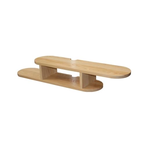 ZKALQECNF TV Lowboard Hängend Schwebender TV-Ständer, schwebendes TV-Regal, Wandregal for unter dem Fernseher, Wohnzimmer, Schlafzimmer TV Schrank Hängend(Natural) von ZKALQECNF