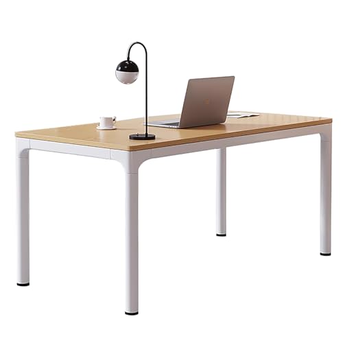 Gaming Schreibtisch Aus Massivholz - Schreibtisch Für Heimbüro, Computertisch Für Das Schlafzimmer, Studentenschreibtisch, Rechteckiger E-Sporttisch Für Kleine Räume(Braun,80cm/31.4in) von ZKBDBWTR