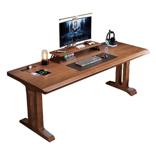 ZKBDBWTR Gaming-Schreibtisch, moderner Schreibtisch im schlichten Stil, Schreibtisch für kleine Räume, Computer-Studiertisch, Arbeitsplatz, Business-Möbel für Heimbüro (120 cm) von ZKBDBWTR