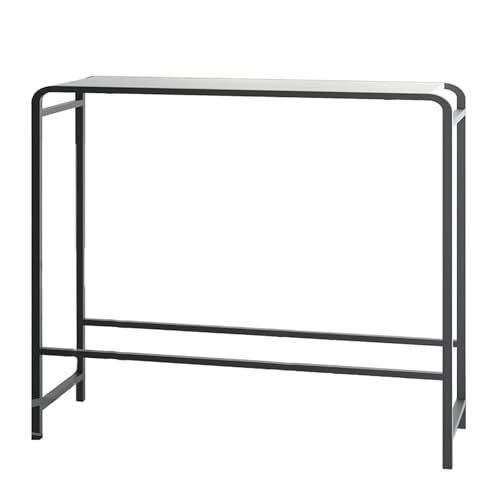 ZKBDBWTR Moderner Stehtisch, Industrieller Stehtisch, Rechteckiger Hoher Küchen- Und Esstisch, for Bar, Esszimmer, Engen Raum von ZKBDBWTR