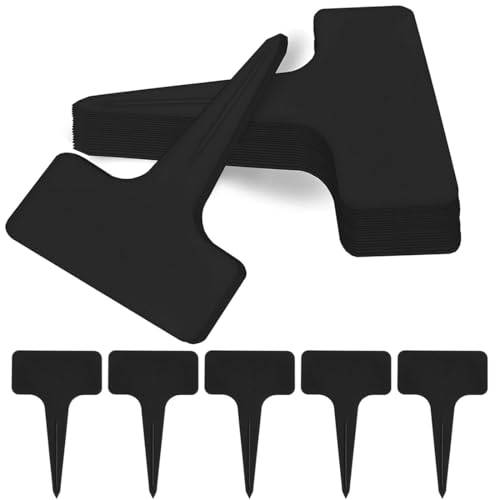 ZKGYUS 100 Stück wetterfeste Pflanzenschilder, Kräuterschilder, Pflanzenetiketten Schilder, Kunststoff-Pflanzenschilder zur Kennzeichnung, wetterfest für den Außenbereich, für Garten, Obstgarten von ZKGYUS