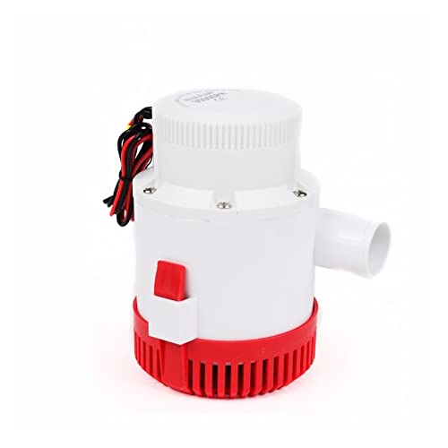 3000 GPH Large Flow DC 12 V 24 V Bilgenpumpe Elektrische Wasserpumpe for Bootszubehör, Tauchboot Wasserpumpe 12 24 Volt(12v) von ZKLGS