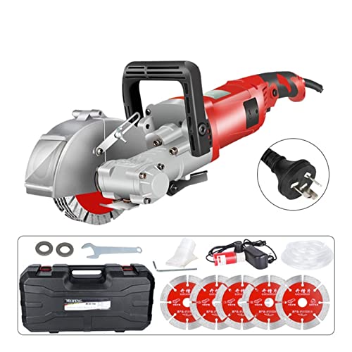 Betonsäge, Sloting-Maschine Einmaliges Formieren staubfreier Betonwand mit großer Schlitzmaschine Wasser- und Strominstallation(125Red gauge) von ZKLGS