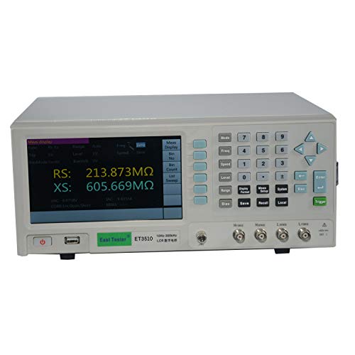 Digitales LCR-Messgerät Digitales LCR-Messgerät ET3510 Desktop Hochpräzise digitale LCR-Brücke +/- 0,05% Genauigkeit, 10Hz ~ 1MHz Messbereich, 6 1/2 Digit Display Kontinuierlich 200-240V von ZKLGS