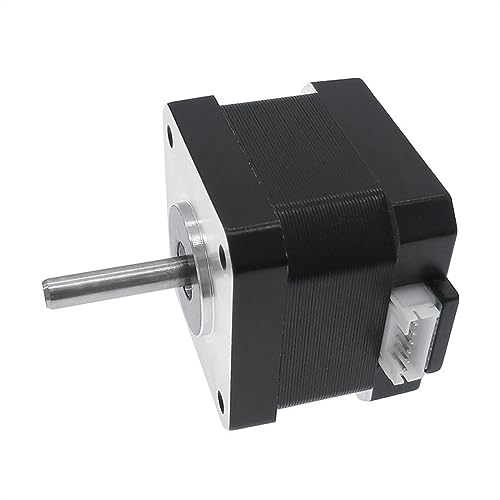 Schrittmotor, 34MM High Torque 42 Schrittmotor 2 PHASE 4-Leiter Nema17 Motor 42BYGH34 34MM 1.3A 0.3NM GERÄUSCHARMER Motor (17HS1401) for CNC XYZ für 3D-Drucker CNC von ZKLGS