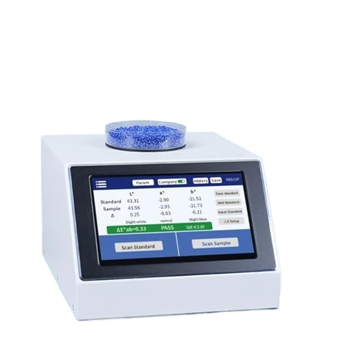 Trübungsmessgerät Granulat-Colorimeter Professionelles Spektralphotometer, Masterbatch Bechtop Colorimeter Farbmessgerät D/8 LS177 Trübungsmessgerät Granulat-Colorimeter Professionelles Spektralphotometer, Masterbatch Bechtop Colorimeter Farbmessgerät D/8 LS177 von ZKLGS