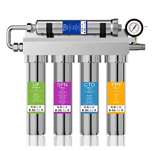 Umkehrosmose Wasserfilter, Deluxe High Capacity 5-Stage Sink Ultrafiltration Ultimate Purifier Trinkwasserfiltersystem(749) von ZKLGS