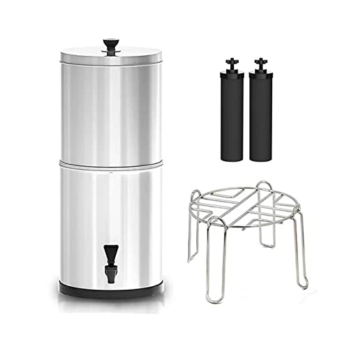 Umkehrosmose Wasserfilter, Gravity Water Filter System BB9-2 11L Wasserfilter Eimer for Home Outdoor Camping Notfallvorsorge Campingausrüstung(Figure 1) von ZKLGS