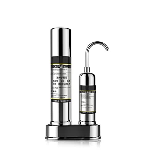 Umkehrosmose Wasserfilter, Haushalt Wasserfilter Wasserhahn Filter Leitungswasser Filter Diatomee Aktivkohle Reinigungsmaschine 304 Edelstahl von ZKLGS