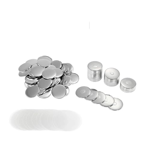 ZKLGS 50/100Set 25/32/37/44/58mm Magnet Kühlschrank Button DIY Herstellung Materialien for Button Maker Herstellung Kühlschrank Magnete Abzeichen Set(100pcs 44mm) von ZKLGS