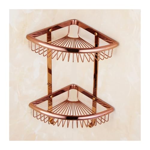 ZKLGS Badezimmer Messing Regale Shampoo Halter Ecke Bad Korb Bad Zubehör Bad Hardware(11A) von ZKLGS