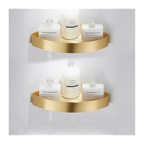 ZKLGS Badezimmer Messing Regale Shampoo Halter Ecke Bad Korb Bad Zubehör Bad Hardware(Green) von ZKLGS