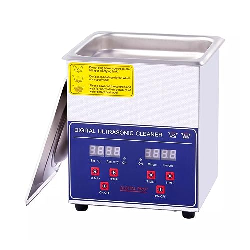 ZKLGS Ultraschallreinigungsgerät, 2L 60W Ultraschallreinir Ultraschallbad Ultra-Reinigungsmaschine for Uhren Haushaltsräte ZKLGS Ultraschallreinigungsgerät, 2L 60W Ultraschallreinir Ultraschallbad Ultra-Reinigungsmaschine for Uhren Haushaltsräte von ZKLGS