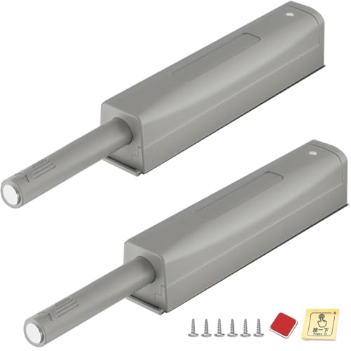 Magnetischer Schnappverschluss und Schloss, ZKRIOC zum Öffnen, Schrankbeschläge für Türriegel, Schublade, Push-Release-Spitze am Schrank, starker Pop-Out, 2 Stück Magnetischer Schnappverschluss und Schloss, ZKRIOC zum Öffnen, Schrankbeschläge für Türriegel, Schublade, Push-Release-Spitze am Schrank, starker Pop-Out, 2 Stück von ZKRIOC