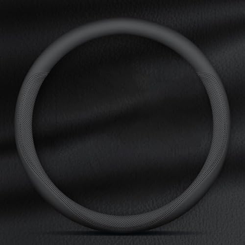 ZKSJFU Lenkradbezug für Land Rover Range Rover Velar 2017-2020-pr, Nappaleder Steering Wheel Cover Anti-Rutsch Atmungsaktives Lenkradschutz Auto, Universal 37-38cm Lenkradbezug,O/1 von ZKSJFU