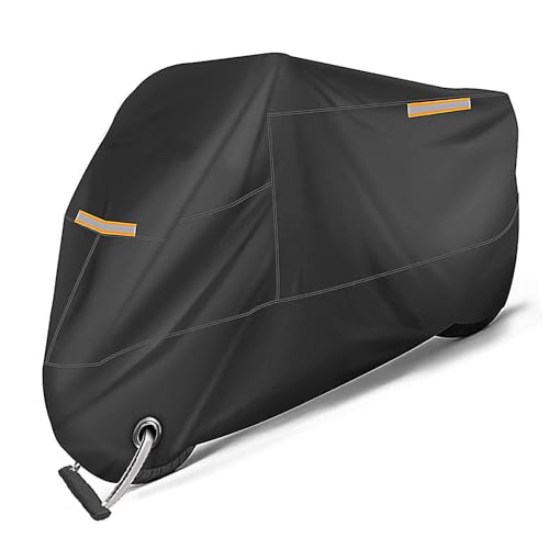 ZKSJFU Motorrad Abdeckplane für Honda CBR 500 2013-2024, Wasserdicht Motorradabdeckungen Regen Uv-Schutz Outdoor Zubehör Für Alle Jahreszeiten Geeignet,Black ZKSJFU Motorrad Abdeckplane für Honda CBR 500 2013-2024, Wasserdicht Motorradabdeckungen Regen Uv-Schutz Outdoor Zubehör Für Alle Jahreszeiten Geeignet,Black von ZKSJFU