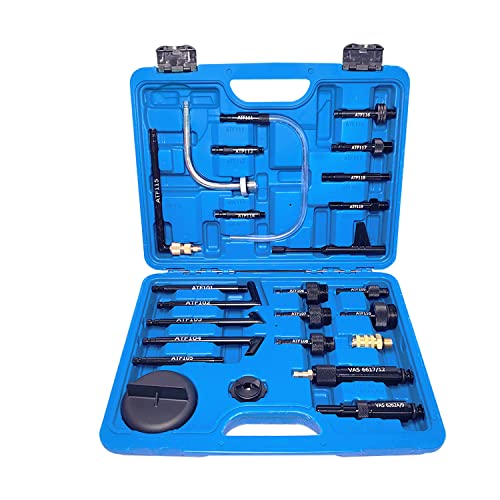 ZKTOOL 27PC, ATF-Getriebeöl-Ölfülladapter-Set, Automatisches Getriebeöl-Nachfüllverbinder-Werkzeugset, kompatibel mit Mercedes-Benz, BMW, Ford, VW usw ZKTOOL 27PC, ATF-Getriebeöl-Ölfülladapter-Set, Automatisches Getriebeöl-Nachfüllverbinder-Werkzeugset, kompatibel mit Mercedes-Benz, BMW, Ford, VW usw von ZKTOOL