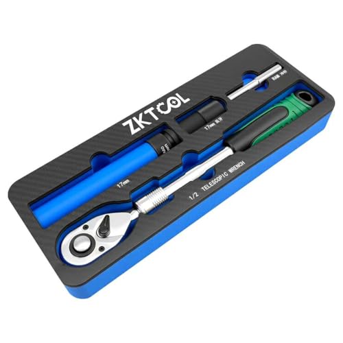 ZKTOOL Radmutter-Schlag-Stecknuss, 1,27 cm Ratschenschlüssel, langer Schlag-Stecknuss, 17 mm, Schraubenausdreher-Set 17 mm, mit Knockout-Stift, Radnabenschutz-Steckschlüssel, 1,27 cm ZKTOOL Radmutter-Schlag-Stecknuss, 1,27 cm Ratschenschlüssel, langer Schlag-Stecknuss, 17 mm, Schraubenausdreher-Set 17 mm, mit Knockout-Stift, Radnabenschutz-Steckschlüssel, 1,27 cm von ZKTOOL