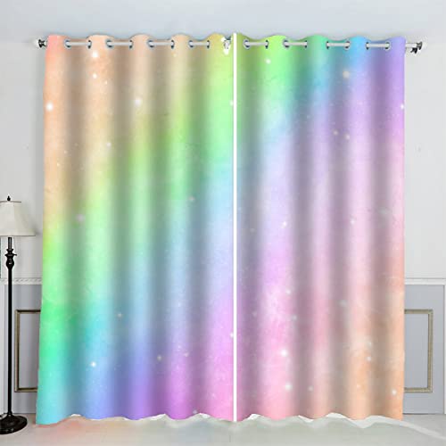 ZLKEJI Verdunklungsgardinen mit Ösen Bunt Regenbogen glänzend Vorhänge Abdunkelnd Schallschutz Vorhang Polyester 3D Gedruckt Home Dekoration Gardinen Isolierend Gardinen Lang 280 x 250 ZLKEJI Verdunklungsgardinen mit Ösen Bunt Regenbogen glänzend Vorhänge Abdunkelnd Schallschutz Vorhang Polyester 3D Gedruckt Home Dekoration Gardinen Isolierend Gardinen Lang 280 x 250 von ZLKEJI