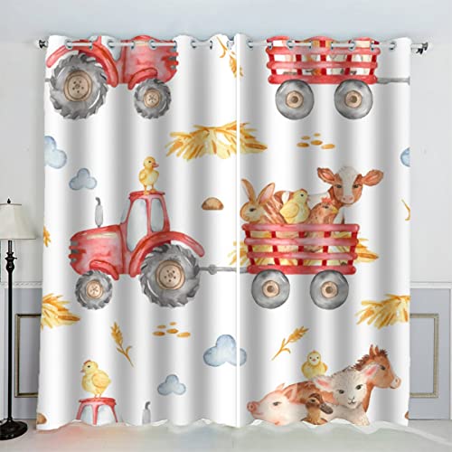 ZLKEJI Verdunklungsgardinen mit Ösen Herbst Kühe Traktoren Vorhänge Abdunkelnd Schallschutz Vorhang Polyester 3D Gedruckt Home Dekoration Gardinen Isolierend Gardinen Lang 280 x 250 ZLKEJI Verdunklungsgardinen mit Ösen Herbst Kühe Traktoren Vorhänge Abdunkelnd Schallschutz Vorhang Polyester 3D Gedruckt Home Dekoration Gardinen Isolierend Gardinen Lang 280 x 250 von ZLKEJI
