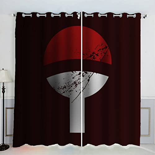ZLKEJI Vorhänge mit Ösen 2er Set Blickdichte Vorhänge Schwarz Vintage japanisch Anime Gardinen Uv Schutz Vorhänge Wohnzimmer Modern Gardinen mit Schlaufen 183 x 214 cm BxH ZLKEJI Vorhänge mit Ösen 2er Set Blickdichte Vorhänge Schwarz Vintage japanisch Anime Gardinen Uv Schutz Vorhänge Wohnzimmer Modern Gardinen mit Schlaufen 183 x 214 cm BxH von ZLKEJI