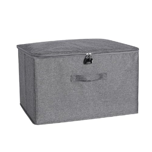 ZLKRHAK Abschließbare Box Kiste Mit Deckel Verschließbare Box Mit Schloss Abschließbare Kiste Zahlenschloss Aufbewahrungsbox Weichem Bezug ZLKRHAK Abschließbare Box Kiste Mit Deckel Verschließbare Box Mit Schloss Abschließbare Kiste Zahlenschloss Aufbewahrungsbox Weichem Bezug von ZLKRHAK