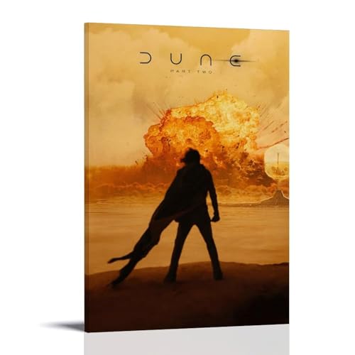 ZLLFES Dune: Part Two Poster auf Leinwand, Wandkunst, moderner, einfacher Stil, geeignet für verschiedene Lebensszenen, ist auch ein tolles Geburtstagsgeschenk, Souvenir, Rahmenstil, 30 x 45 cm ZLLFES Dune: Part Two Poster auf Leinwand, Wandkunst, moderner, einfacher Stil, geeignet für verschiedene Lebensszenen, ist auch ein tolles Geburtstagsgeschenk, Souvenir, Rahmenstil, 30 x 45 cm von ZLLFES
