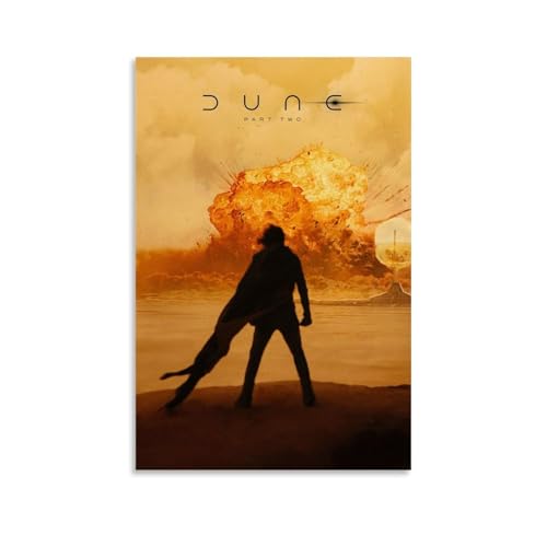 ZLLFES Dune: Part Two Poster auf Leinwand, Wandkunst, moderner, einfacher Stil, geeignet für verschiedene Lebensszenen, ist auch ein tolles Geburtstagsgeschenk, Souvenir, ungerahmt, 40 x 60 cm ZLLFES Dune: Part Two Poster auf Leinwand, Wandkunst, moderner, einfacher Stil, geeignet für verschiedene Lebensszenen, ist auch ein tolles Geburtstagsgeschenk, Souvenir, ungerahmt, 40 x 60 cm von ZLLFES