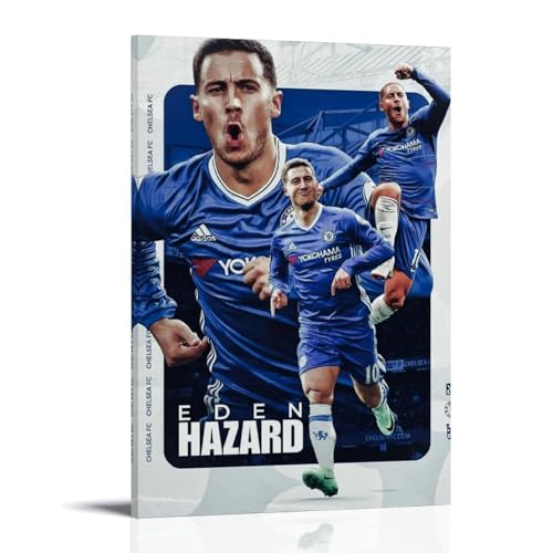 ZLLFES Eden Hazard Poster auf Leinwand, Wandkunst, moderner, einfacher Stil, geeignet für verschiedene Lebensszenen, ist auch ein tolles Geburtstagsgeschenk, Souvenir, Rahmenstil, 30 x 45 cm ZLLFES Eden Hazard Poster auf Leinwand, Wandkunst, moderner, einfacher Stil, geeignet für verschiedene Lebensszenen, ist auch ein tolles Geburtstagsgeschenk, Souvenir, Rahmenstil, 30 x 45 cm von ZLLFES