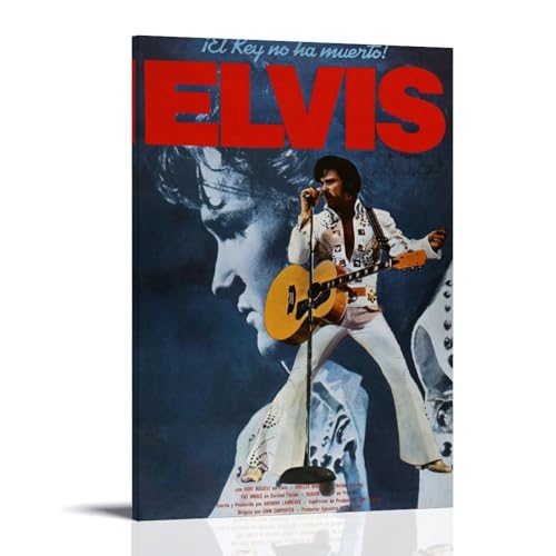 ZLLFES Elvis-Poster auf Leinwand, Wandkunst, moderner, einfacher Stil, geeignet für verschiedene Lebensszenen, ist auch ein tolles Geburtstagsgeschenk, Souvenir, Rahmenstil: 20 x 30 cm ZLLFES Elvis-Poster auf Leinwand, Wandkunst, moderner, einfacher Stil, geeignet für verschiedene Lebensszenen, ist auch ein tolles Geburtstagsgeschenk, Souvenir, Rahmenstil: 20 x 30 cm von ZLLFES