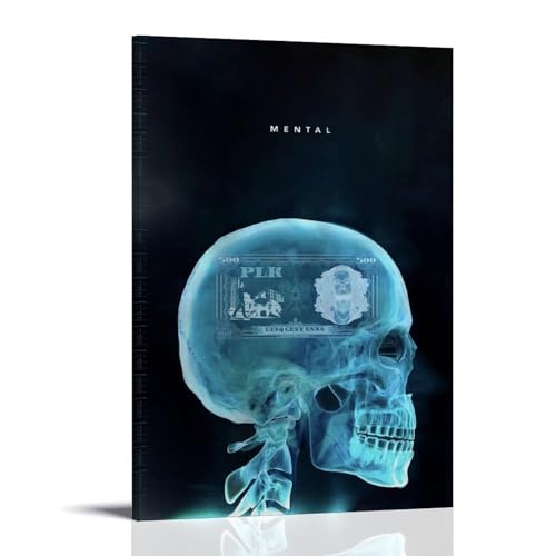 ZLLFES PLK__Mental Poster auf Leinwand, Wandkunst, moderner, einfacher Stil, geeignet für verschiedene Lebensszenen, ist auch ein tolles Geburtstagsgeschenk, Souvenir, Rahmenstil: 20 x 30 cm ZLLFES PLK__Mental Poster auf Leinwand, Wandkunst, moderner, einfacher Stil, geeignet für verschiedene Lebensszenen, ist auch ein tolles Geburtstagsgeschenk, Souvenir, Rahmenstil: 20 x 30 cm von ZLLFES
