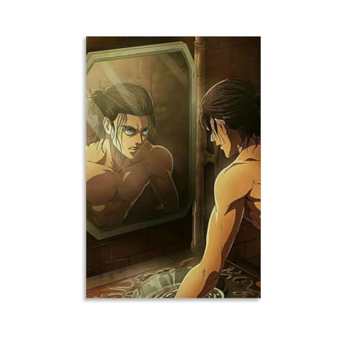 ZLLFES Poster auf Leinwand, Motiv: Eren Yeager, moderner, einfacher Stil, geeignet für verschiedene Lebensszenen, ist auch ein tolles Geburtstagsgeschenk, Souvenir, ungerahmt, 20 x 30 cm ZLLFES Poster auf Leinwand, Motiv: Eren Yeager, moderner, einfacher Stil, geeignet für verschiedene Lebensszenen, ist auch ein tolles Geburtstagsgeschenk, Souvenir, ungerahmt, 20 x 30 cm von ZLLFES