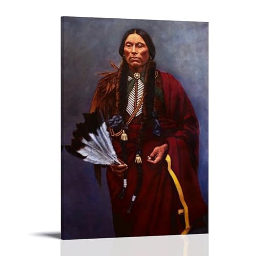 ZLLFES Quanah Parker Poster auf Leinwand, Wandkunst, moderner, einfacher Stil, geeignet für verschiedene Lebensszenen, ist auch ein tolles Geburtstagsgeschenk, Souvenir, Rahmenstil: 20 x 30 cm ZLLFES Quanah Parker Poster auf Leinwand, Wandkunst, moderner, einfacher Stil, geeignet für verschiedene Lebensszenen, ist auch ein tolles Geburtstagsgeschenk, Souvenir, Rahmenstil: 20 x 30 cm von ZLLFES