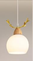 ZLLLHSEKU Hochwertiger kleiner Kronleuchter aus Naturholz, dreifarbige LED Stimmungsdimmung: warmes, neutrales oder kaltes Licht mit einem Klick, minimalistisches und elegantes Design (22, Halbkreis) von ZLLLHSEKU