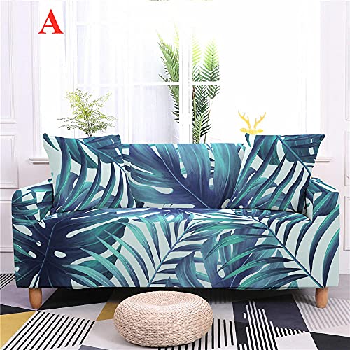 Sofa Überzug Bananenblatt Elastische Sofaüberwürfe Stretch Sofahusse Antirutsch Couchbezug Sofa Cover Sofa Abdeckung Sesselbezug Möbel Protector Sofabezug 2 Sitzer von ZLLPRETTY