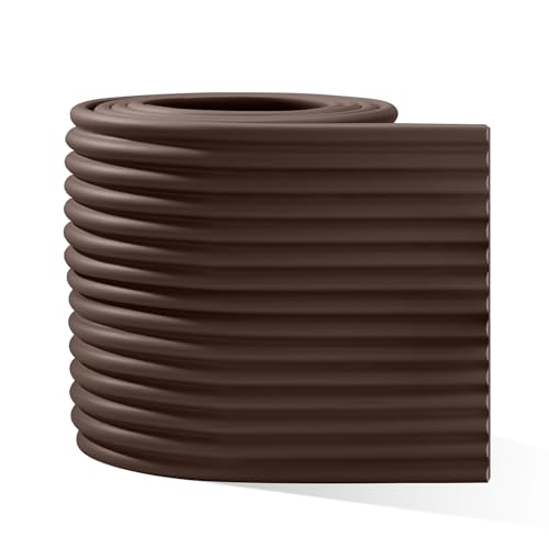 Kantenschutz Baby Aus Schaumstoff Extra Breit 20cm Kantenschutz Selbstklebend Eckenschutz Baby Selbstklebend Kantenschutz für Babys, Kinder, Ältere Menschen braun von ZLLkeji