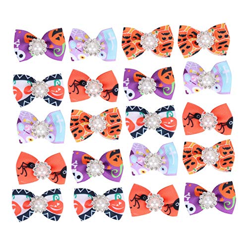 25pcs Haustier Weihnachten Halloween Dekoration Festivals Accessoire Ornament Cats Hunde für tägliches Anziehen von ZLXCAOB