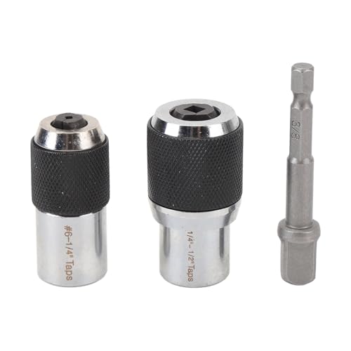2pcs Tap Socket 3/8 Antriebsquadrat-Adapter 6-1/4 1/4-1/2 Zoll einstellbares Extraktor-Werkzeug M3-M6 M8-M12-TAPS für schmale Workshops von ZLXCAOB