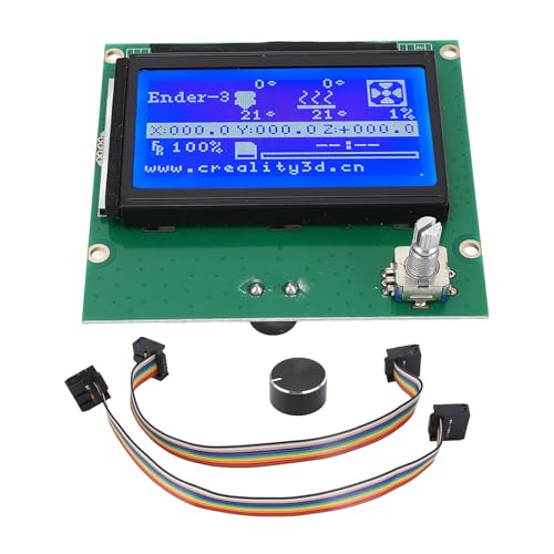 3D -Drucker LCD -Anzeige Metall PC 12864 LCD -Anzeigebildschirm -Upgrade für CR10 CR10S S4 S5 von ZLXCAOB