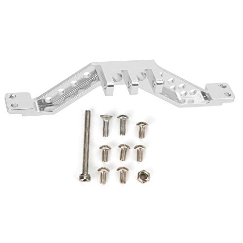 Aluminiumlegierung hinterer Achsenhalterung Stärken der Seat -Axial -SCX10 -Wellen -RC -Zubehör für Crawler Titanium (Silber) von ZLXCAOB