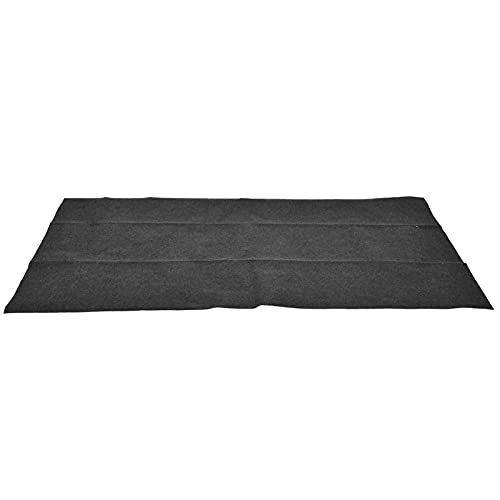 BBQ Floor Matte Outdoor Flammhemmungsgrencue -Matte BBQ Ölpolster zum Camping Wandern (182 * 91 Gerade Winkel) von ZLXCAOB