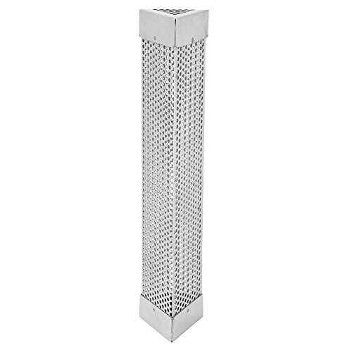 BBQ-Raucherrohr aus Edelstahl 304 Hochtemperaturbeständig für jeden Grill (Dreieckig 30,5 cm / 12 Zoll) von ZLXCAOB